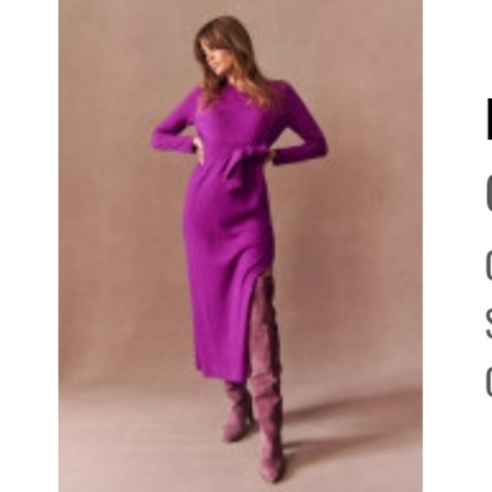 Sezane Wool Knit Dress